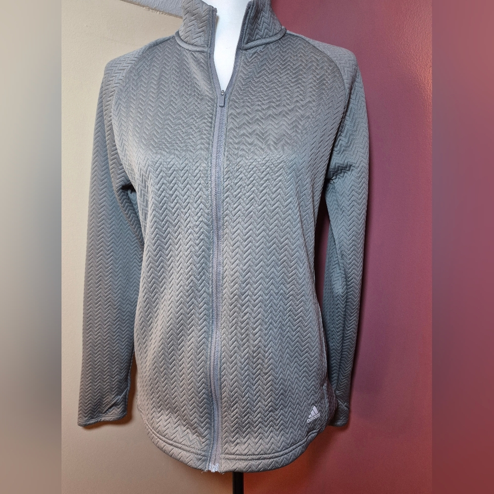 Adidas Textured Golf Jacket - Womens Size Medium